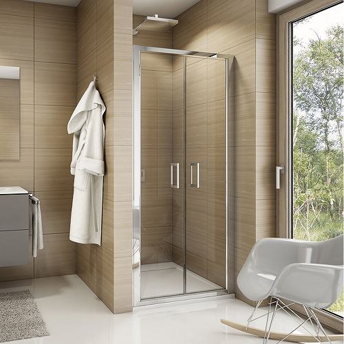 Sprchové dveře TOP-LINE TOPP2 700 mm, sklo čiré, profil aluchrom, SanSwiss TOPP207005007