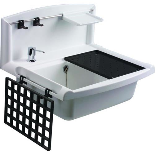 Odkládací souprava pro výlevku Multiset, antracit, Sanit 60006000099