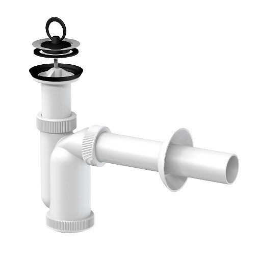 Umyvadlový sifon T-1015C s výpustí 63 mm, odpad 40 mm, Slovarm 621358