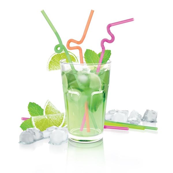 Slámky Tescoma, myDRINK, dlouhé kolínko, 40 ks, 308856