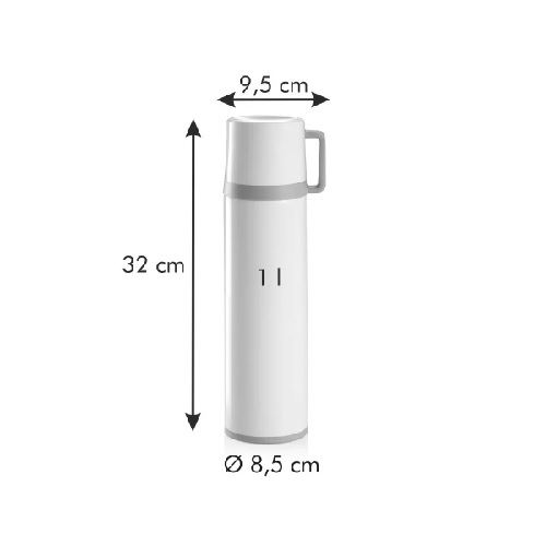 Termoska s hrníčkem CONSTANT CREAM 1,0 l, Tescoma, 318553