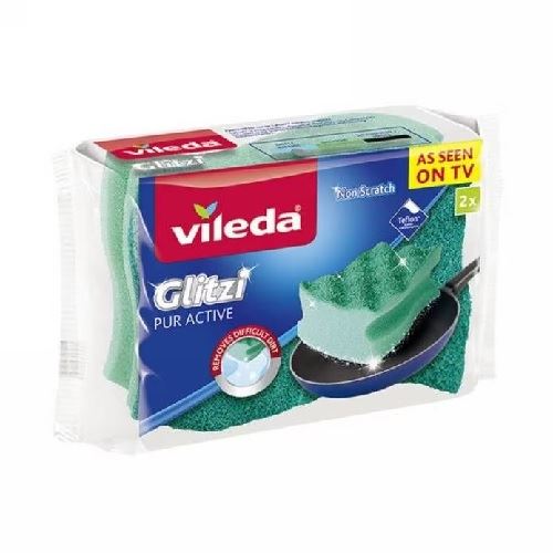 Houbička PUR active, vysoká, 2 ks, Vileda, 116514