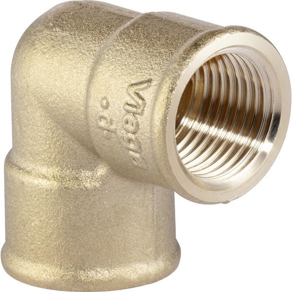 Mosazné koleno 90° FF G 1", Viega 102463, model 1612