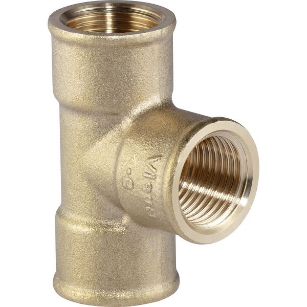 Mosazný T-kus FFF G 1", Viega 102784, model 1622