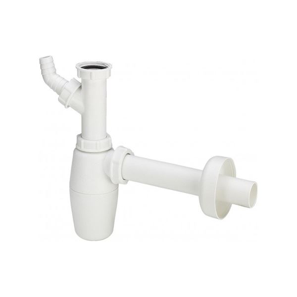 Umyvadlový sifon bez výpusti G 5/4", odpad 32 mm, s přípojkou, Viega 326319