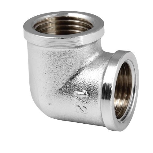 Koleno 90° chromované G 3/4" FF
