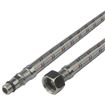 Připojovací flexi hadička 100 cm  3/8" x M10, nerez oplet, k připojení vodovodní baterie