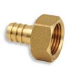 Mosazný hadičník s vnitřním závitem G 1/2" x 10 mm