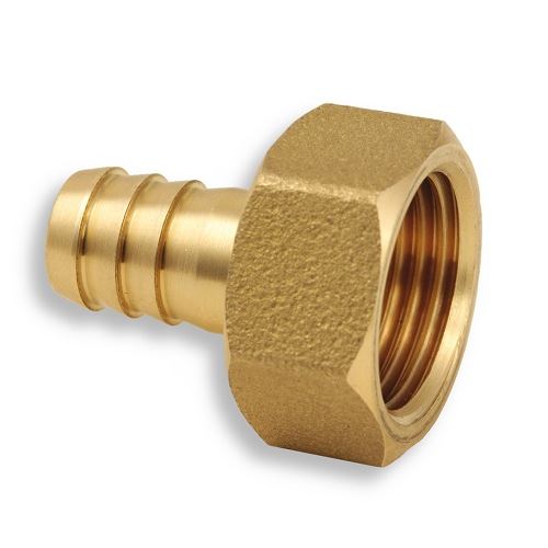 Mosazný hadičník s vnitřním závitem G 1/2" x 15 mm