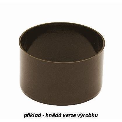 Spojka kolen DN 105, hnědá, Aliaxis Marley 078496