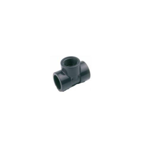T-kus 90° PVC – U, 50 × 1/2“, lepení x vnitřní závit