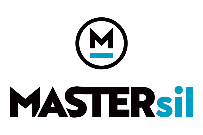 Logo MASTERsil - značka stavební, bazénové a spotřební chemie