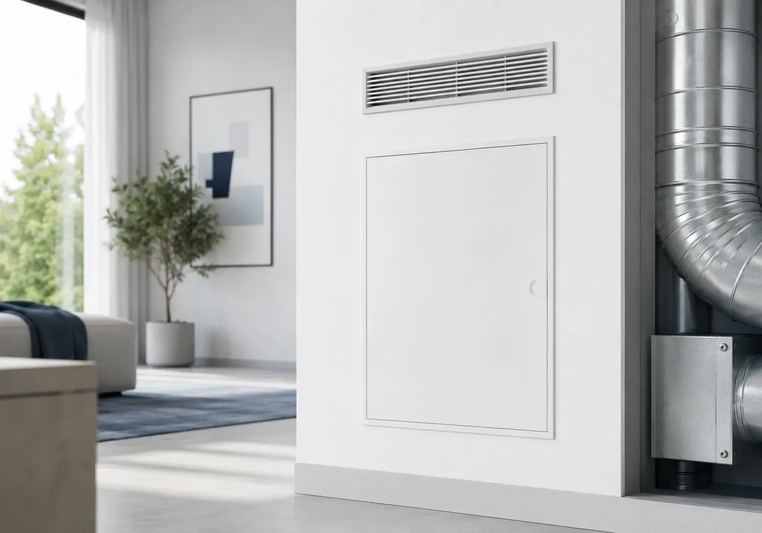 Revizní dvířka, větrací mřížky a ventilační systémy HACO
